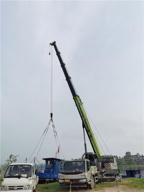 桂林市桥梁建设吊装案例